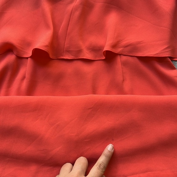 BCBG Maxazria Kate Coral Mini Dress , Size: 12 - Picture 11 of 17